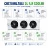 OEM DL Type Fresh Keeping Cold Room Air Cooler Evaporator for Refrigeration System Project