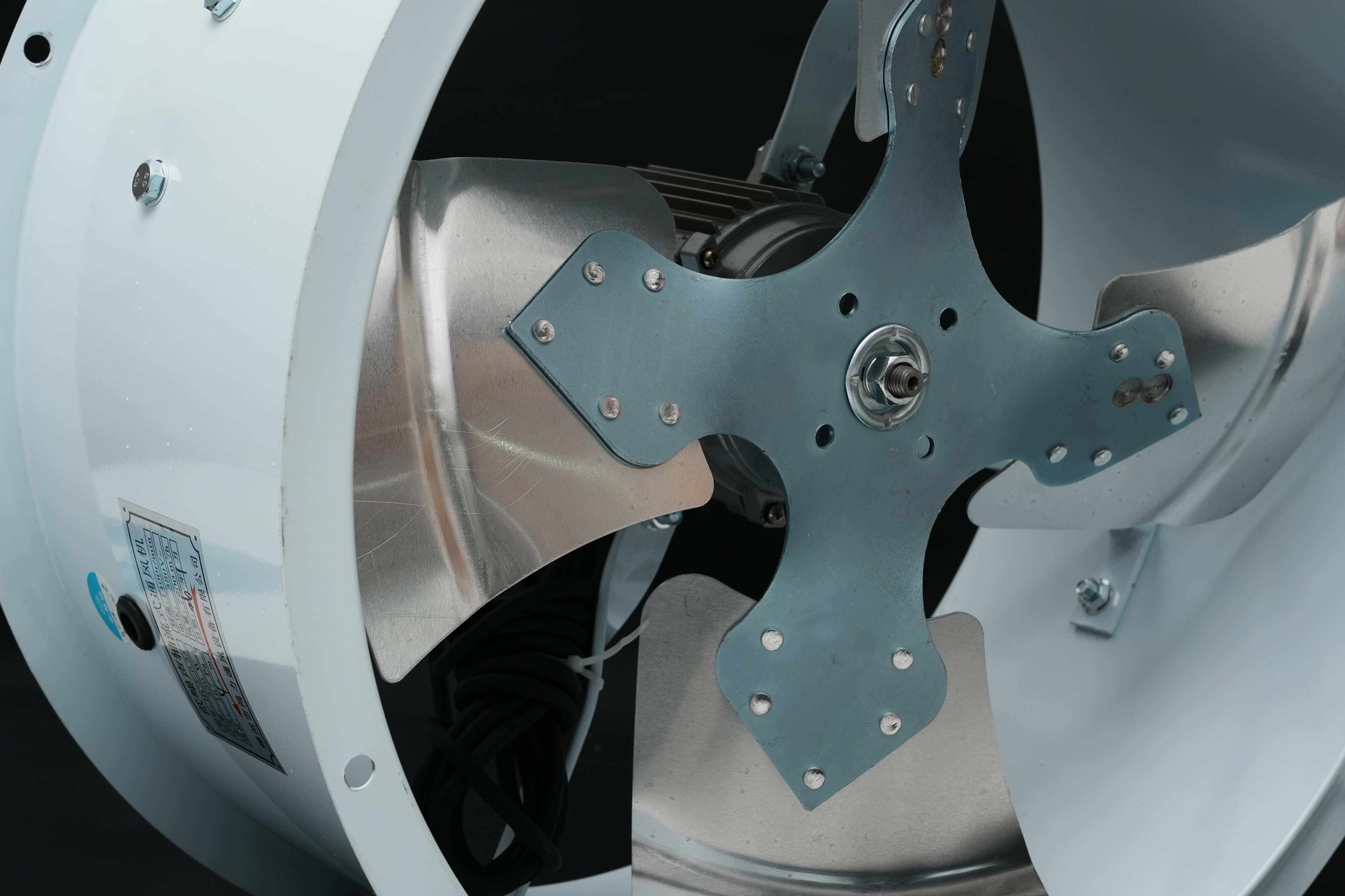 220V 380V AC External Rotor Axial Fan 400mm Stainless Steel Blade Cooling for Refrigeration Condenser
