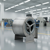 1.2m Shockproof Stainless Steel Centrifugal Air Curtain with Plastic Blades 220V/380V for Cold Rooms