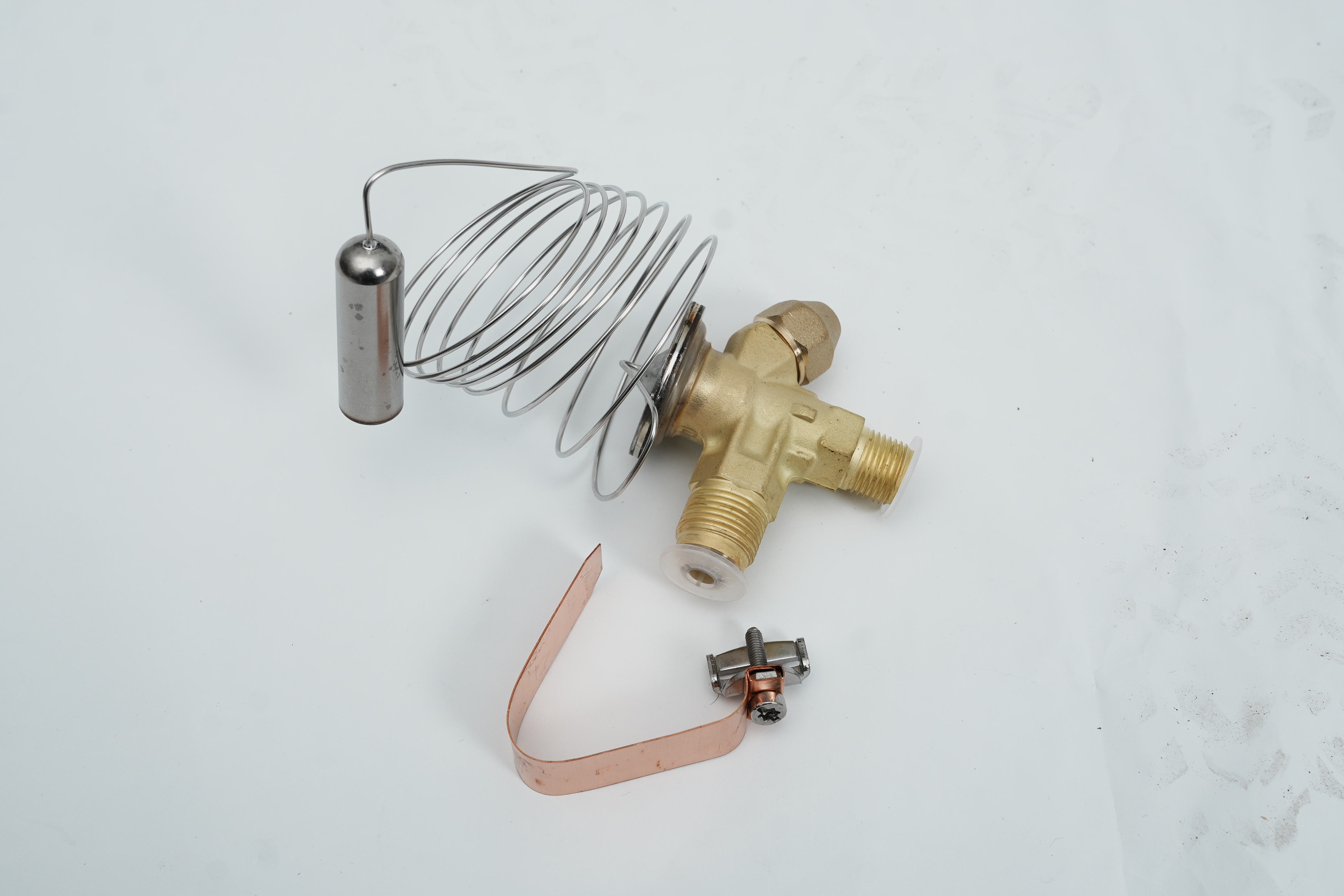 Clevier Brass Expansion Valve 30-40HP R404A R507 for Industrial Cooling Heavy Duty