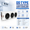 DD Type Freezer Room Air Cooler High Efficiency Electric Defrost Unit Cooler for Frozen Food Cold Storage