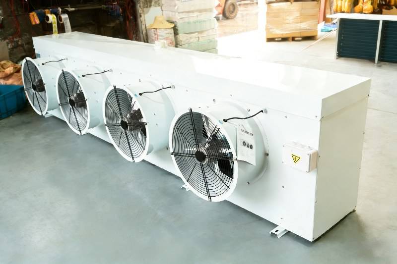Energy Saving Electric Ceiling Evaporator Single Side Discharge with Multi-Voltage (110V/220V/380V) for Cold Storage