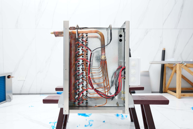 Stainless Steel Industrial Evaporator for Hygienic Cold Storage Applications
