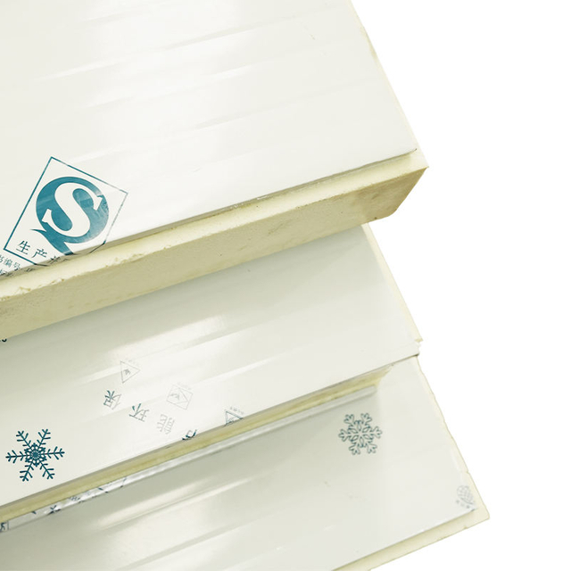 Heavy Duty 120-250mm Color Steel PU Insulated Sandwich Panel for Walk-in Freezer