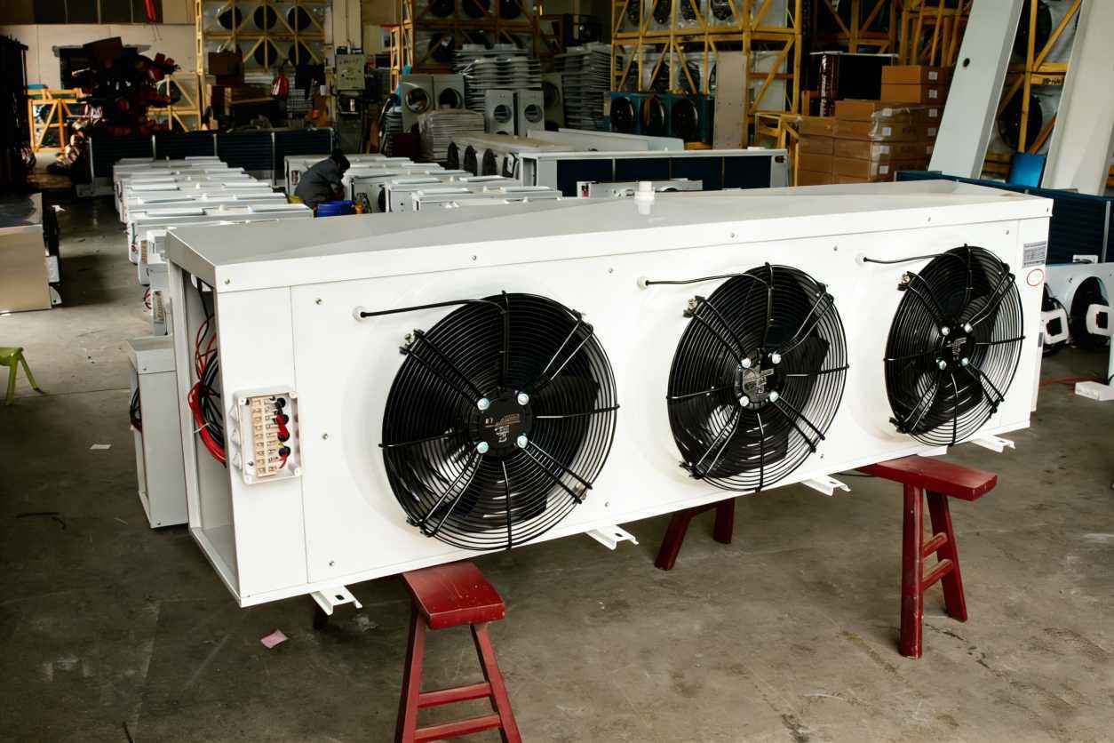 DD Type Freezer Room Air Cooler High Efficiency Electric Defrost Unit Cooler for Frozen Food Cold Storage