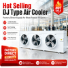 OEM DJ Type Blast Freezer Refrigeration Air Cooler for Industrial Quick Freezing System