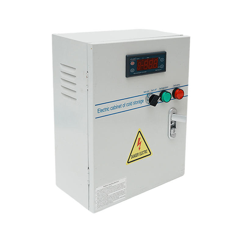 Clevier Refrigeration Control Box with Defrost Function Powder Coated Steel 3-20HP for Cold Storage