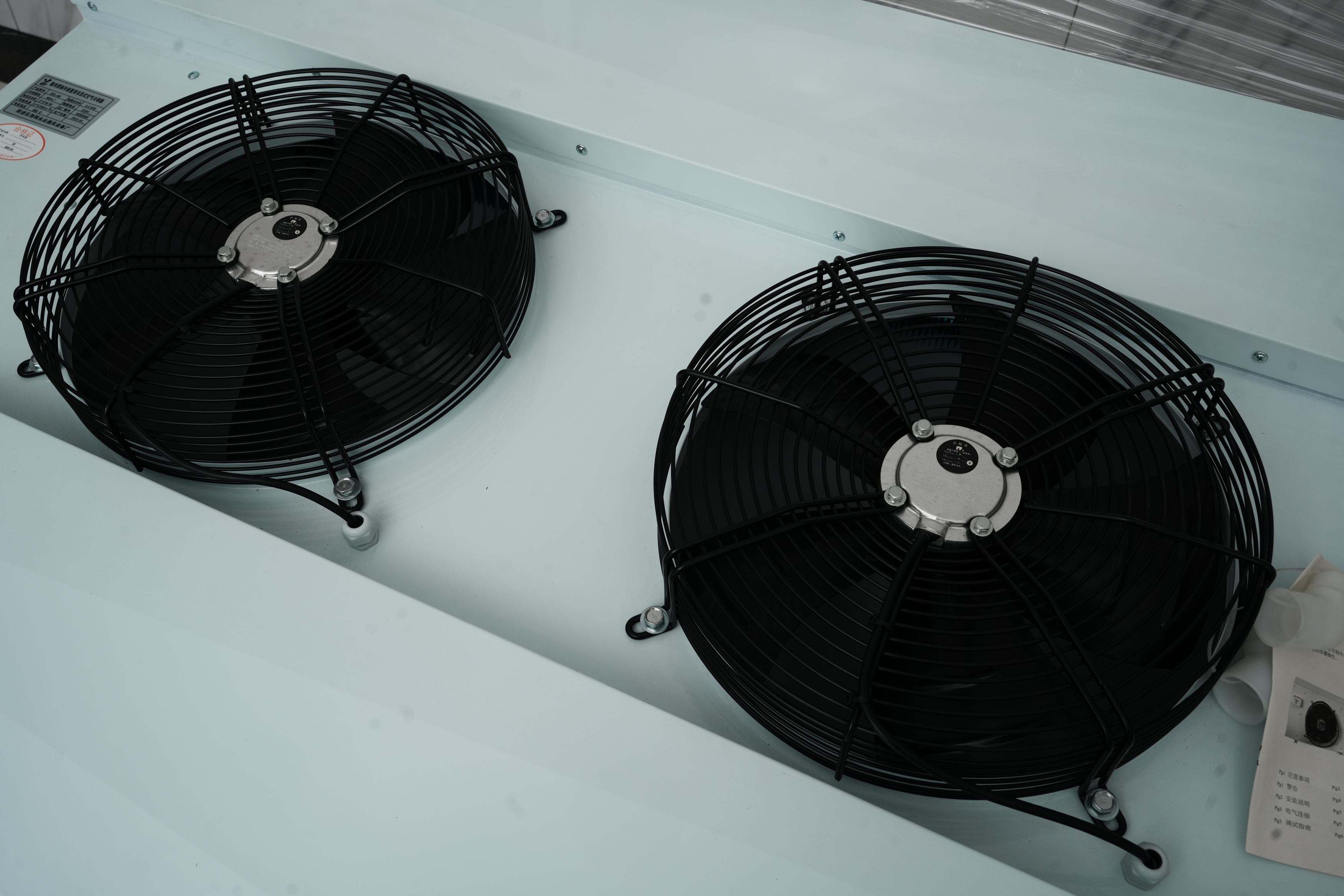 High Efficiency Electric Unit Cooler Double Side Discharge with Low Noise Operation and Stable Long Time Running for Cold Room