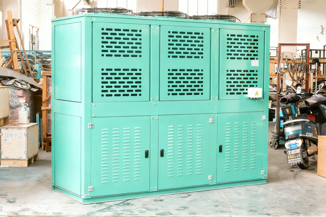 Heavy Duty Open Type Condensing Unit for Industrial Freezer Cooling System