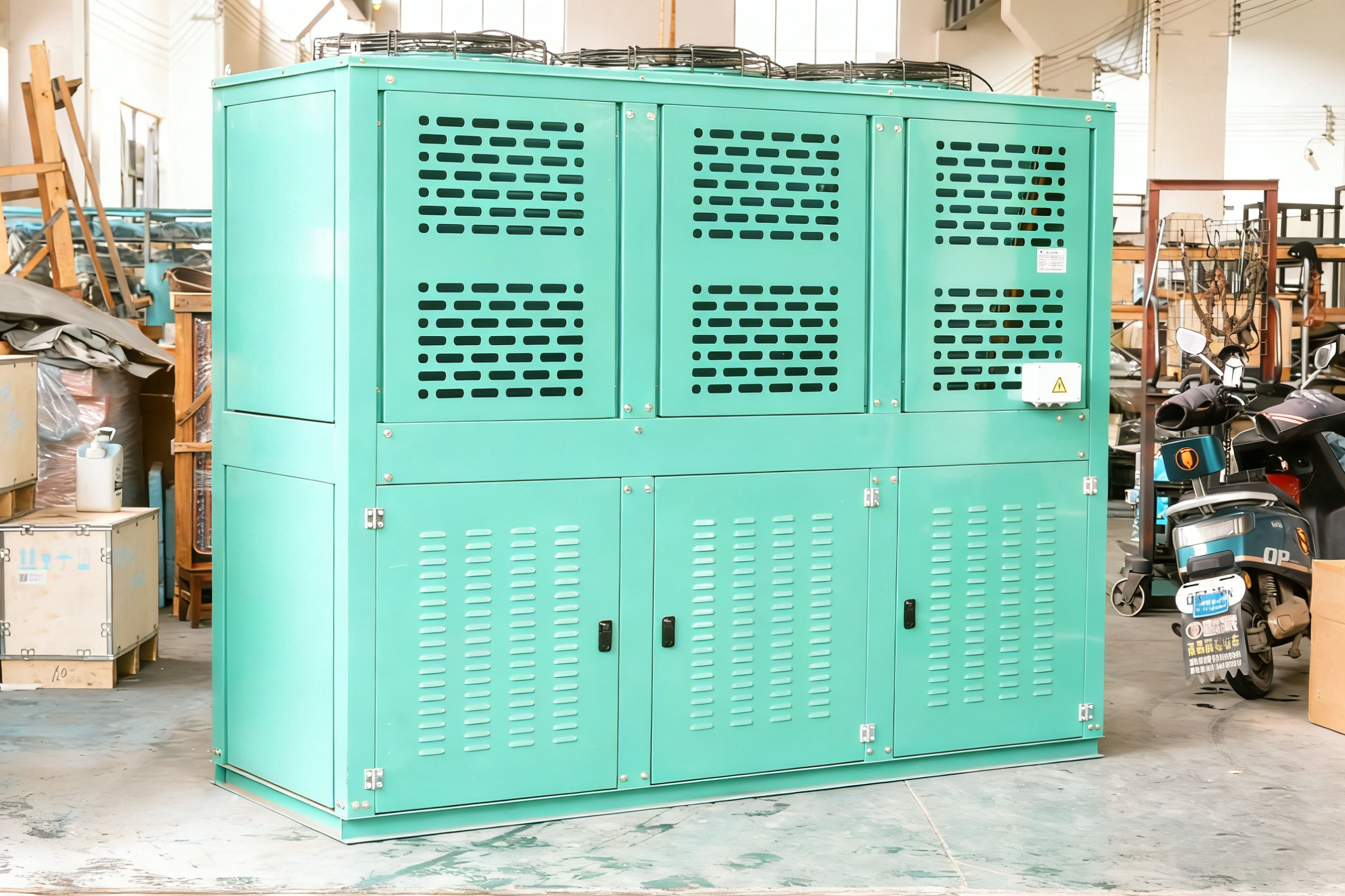 Heavy Duty Open Type Condensing Unit for Industrial Freezer Cooling System
