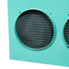 High Efficiency H-Type Air Cooled Condenser Copper Tube Aluminum Fin 3-40HP