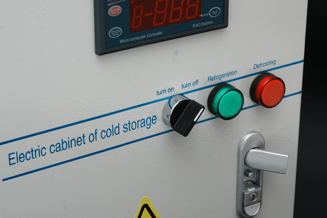 Powder Coated Industrial Freezer Control Panel Phase Protection Defrost 15-40HP