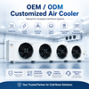 Customized Cold Room Refrigeration Unit Cooler OEM Evaporator for Industrial Cold Storage Project