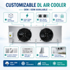 DL Type Chiller Room Unit Cooler High Efficiency Evaporator for Beverage Dairy Cold Storage
