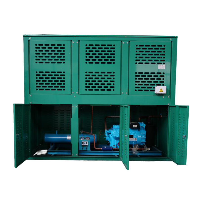 Hitachi Compressor Condensing Unit 5-20HP Air Cooled Energy Saving Motor for Cold Room Refrigeration System